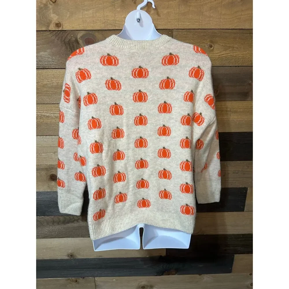 VINCE CAMUTO Women’sFall Autumn Pumpkin Sweater Size XL EUC